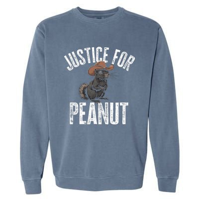 Justice For Peanut The Squirrel Garment-Dyed Sweatshirt