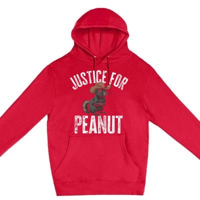 Justice For Peanut The Squirrel Premium Pullover Hoodie