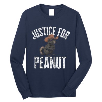 Justice For Peanut The Squirrel Long Sleeve Shirt