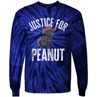 Justice For Peanut The Squirrel Tie-Dye Long Sleeve Shirt