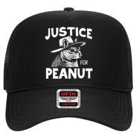 Justice For Peanut High Crown Mesh Back Trucker Hat