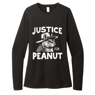 Justice For Peanut Womens CVC Long Sleeve Shirt