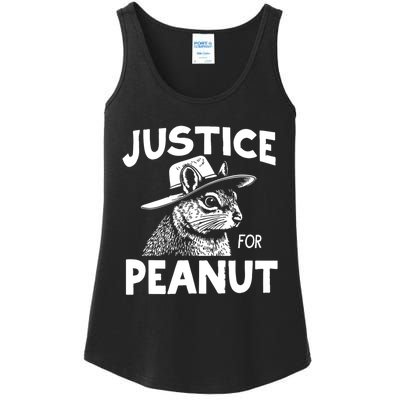 Justice For Peanut Ladies Essential Tank