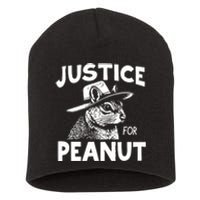 Justice For Peanut Short Acrylic Beanie