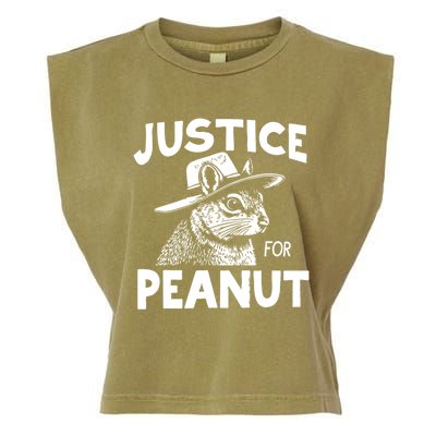 Justice For Peanut Garment-Dyed Women's Muscle Tee