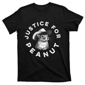 Justice For Peanut The Squirrel Peanut Squirrel Lovers T-Shirt