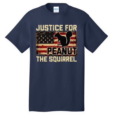 Justice For Peanut The Squirrel Peanut Squirrel Wanted Tall T-Shirt