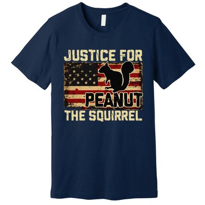 Justice For Peanut The Squirrel Peanut Squirrel Wanted Premium T-Shirt