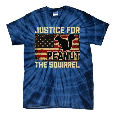 Justice For Peanut The Squirrel Peanut Squirrel Wanted Tie-Dye T-Shirt