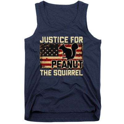 Justice For Peanut The Squirrel Peanut Squirrel Wanted Tank Top