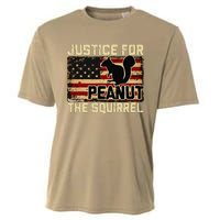 Justice For Peanut The Squirrel Peanut Squirrel Wanted Cooling Performance Crew T-Shirt