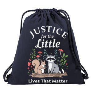 Justice For Peanut The Squirrel – Christmas Xmas Support Art Drawstring Bag