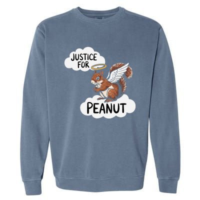 Justice For Peanut The Squirrel Garment-Dyed Sweatshirt