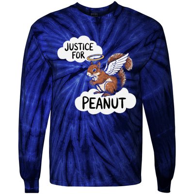 Justice For Peanut The Squirrel Tie-Dye Long Sleeve Shirt