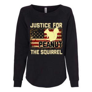 Justice For Peanut The Squirrel Peanut Squirrel Womens California Wash Sweatshirt