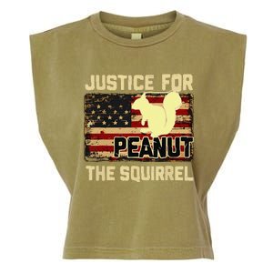 Justice For Peanut The Squirrel Peanut Squirrel Garment-Dyed Women's Muscle Tee