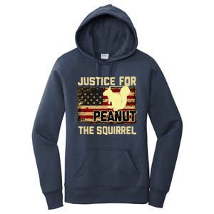 Justice For Peanut The Squirrel Peanut Squirrel Women's Pullover Hoodie