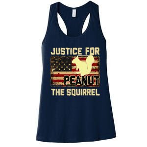 Justice For Peanut The Squirrel Peanut Squirrel Women's Racerback Tank