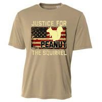 Justice For Peanut The Squirrel Peanut Squirrel Cooling Performance Crew T-Shirt