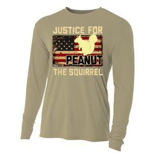 Justice For Peanut The Squirrel Peanut Squirrel Cooling Performance Long Sleeve Crew