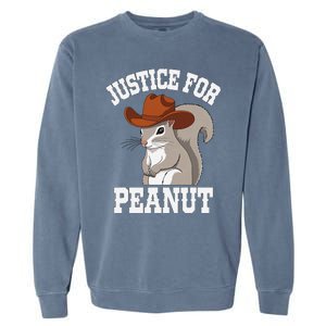 Justice For Peanut The Squirrel 2024 Garment-Dyed Sweatshirt