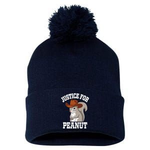 Justice For Peanut The Squirrel 2024 Pom Pom 12in Knit Beanie