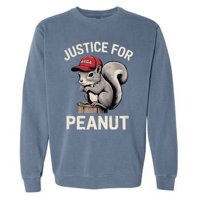 Justice For Peanut The Squirrels 2024 Garment-Dyed Sweatshirt