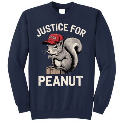 Justice For Peanut The Squirrels 2024 Tall Sweatshirt