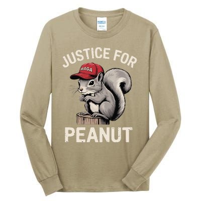 Justice For Peanut The Squirrels 2024 Tall Long Sleeve T-Shirt