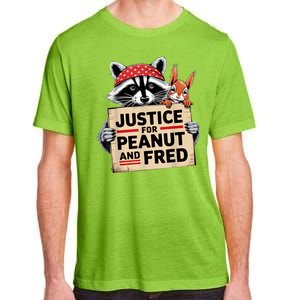 Justice For Peanut And Fred Animal Rights Protest Adult ChromaSoft Performance T-Shirt