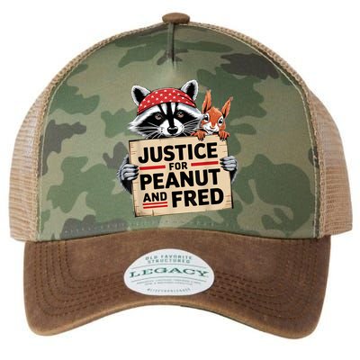 Justice For Peanut And Fred Animal Rights Protest Legacy Tie Dye Trucker Hat