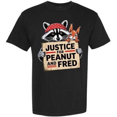 Justice For Peanut And Fred Animal Rights Protest Garment-Dyed Heavyweight T-Shirt