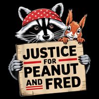 Justice For Peanut And Fred Animal Rights Protest USA-Made Doggie Bandana