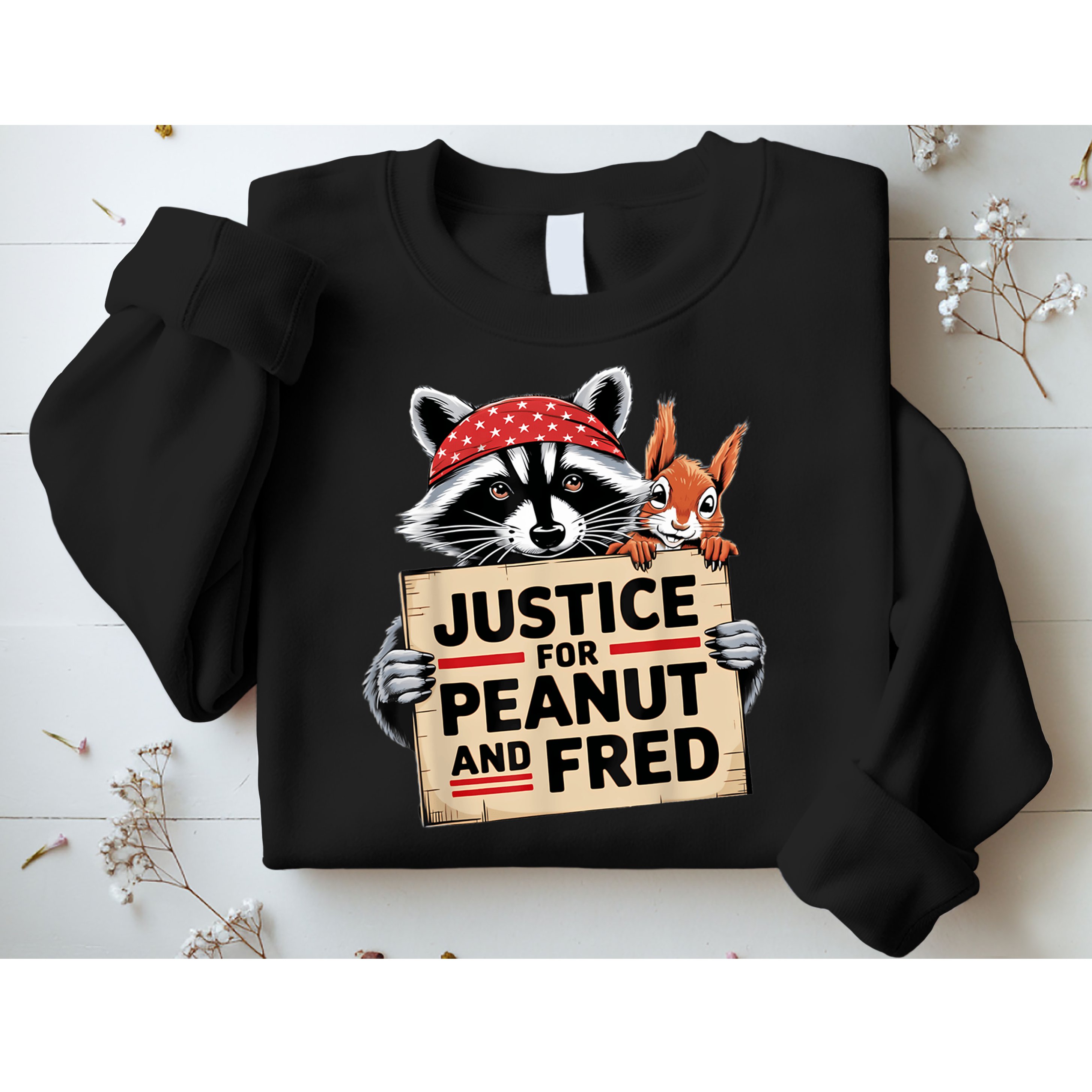 Justice For Peanut And Fred Animal Rights Protest Sweatshirt