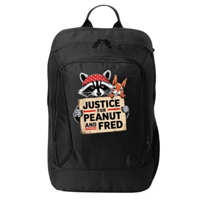 Justice For Peanut And Fred Animal Rights Protest City Backpack