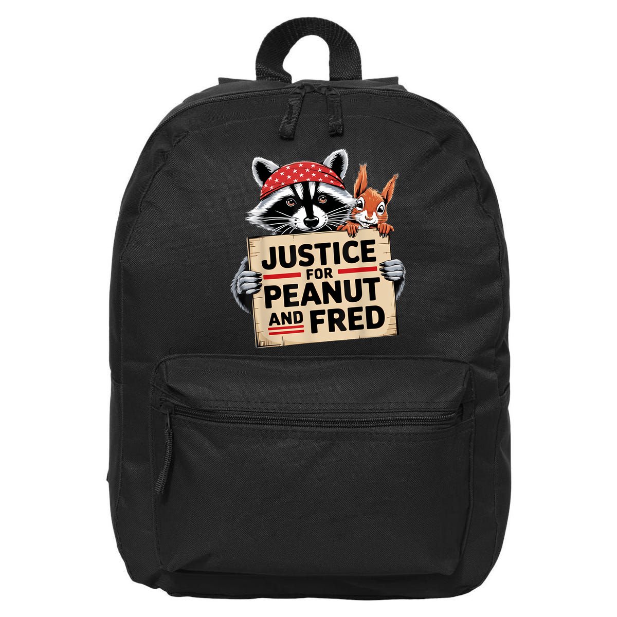 Justice For Peanut And Fred Animal Rights Protest 16 in Basic Backpack