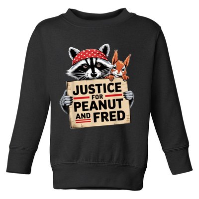 Justice For Peanut And Fred Animal Rights Protest Toddler Sweatshirt