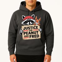 Justice For Peanut And Fred Animal Rights Protest Hoodie