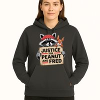 Justice For Peanut And Fred Animal Rights Protest Hoodie