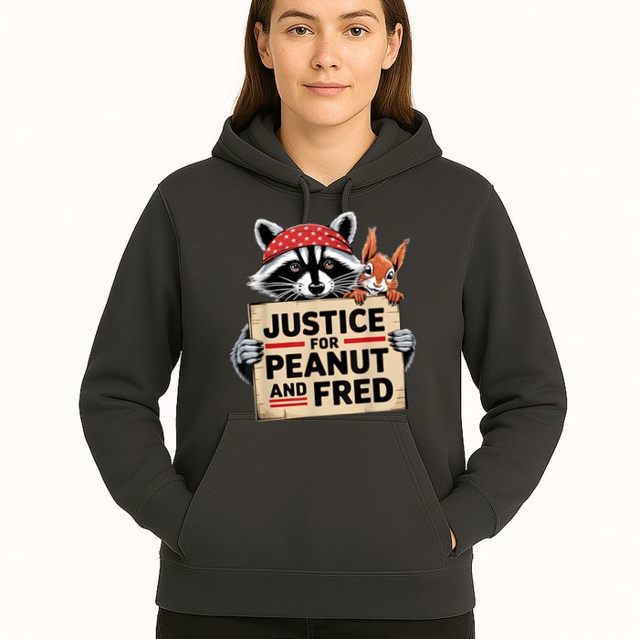 Justice For Peanut And Fred Animal Rights Protest Hoodie