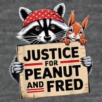 Justice For Peanut And Fred Animal Rights Protest Hoodie