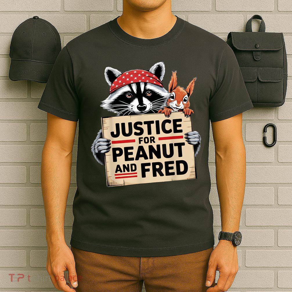Justice For Peanut And Fred Animal Rights Protest T-Shirt