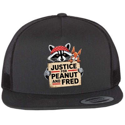 Justice For Peanut And Fred Animal Rights Protest Flatbill Hat