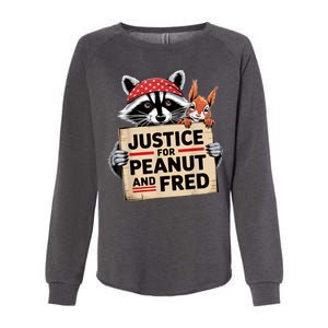 Justice For Peanut And Fred Animal Rights Protest Womens California Wash Sweatshirt