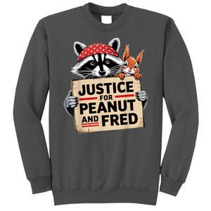 Justice For Peanut And Fred Animal Rights Protest Tall Sweatshirt