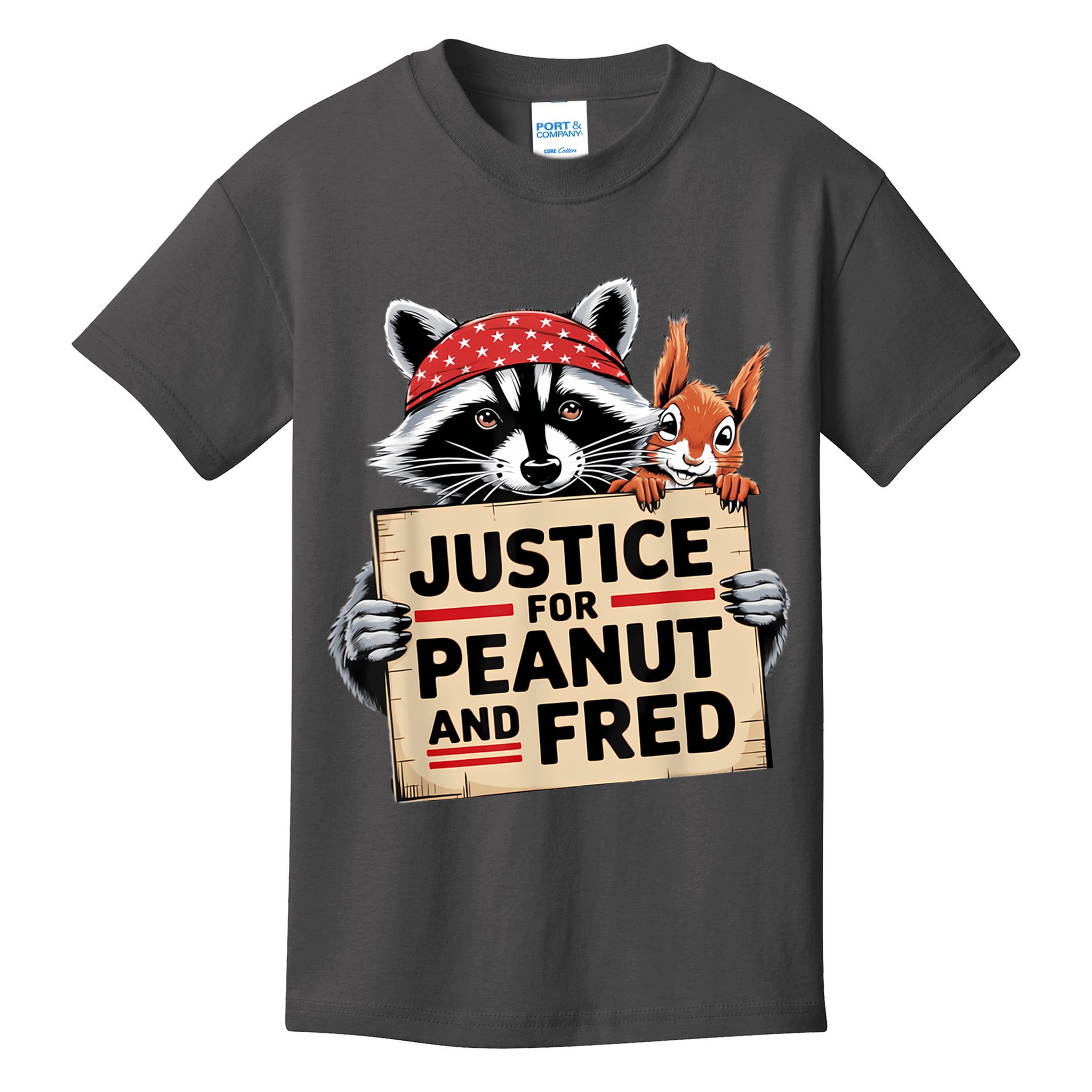 Justice For Peanut And Fred Animal Rights Protest Kids T-Shirt