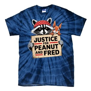 Justice For Peanut And Fred Animal Rights Protest Tie-Dye T-Shirt