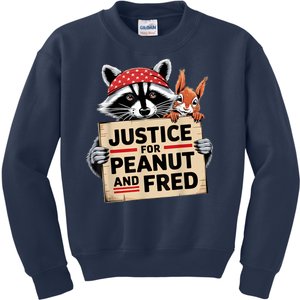 Justice For Peanut And Fred Animal Rights Protest Kids Sweatshirt