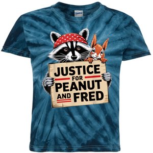 Justice For Peanut And Fred Animal Rights Protest Kids Tie-Dye T-Shirt