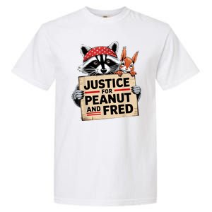 Justice For Peanut And Fred Animal Rights Protest Garment-Dyed Heavyweight T-Shirt